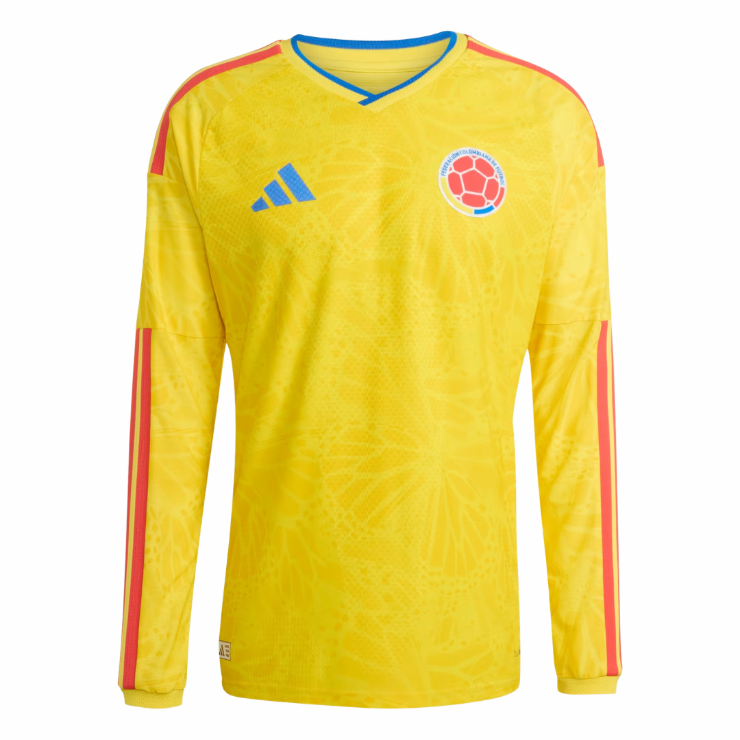 Camiseta Colombia 1ª equipación 2026 manga larga