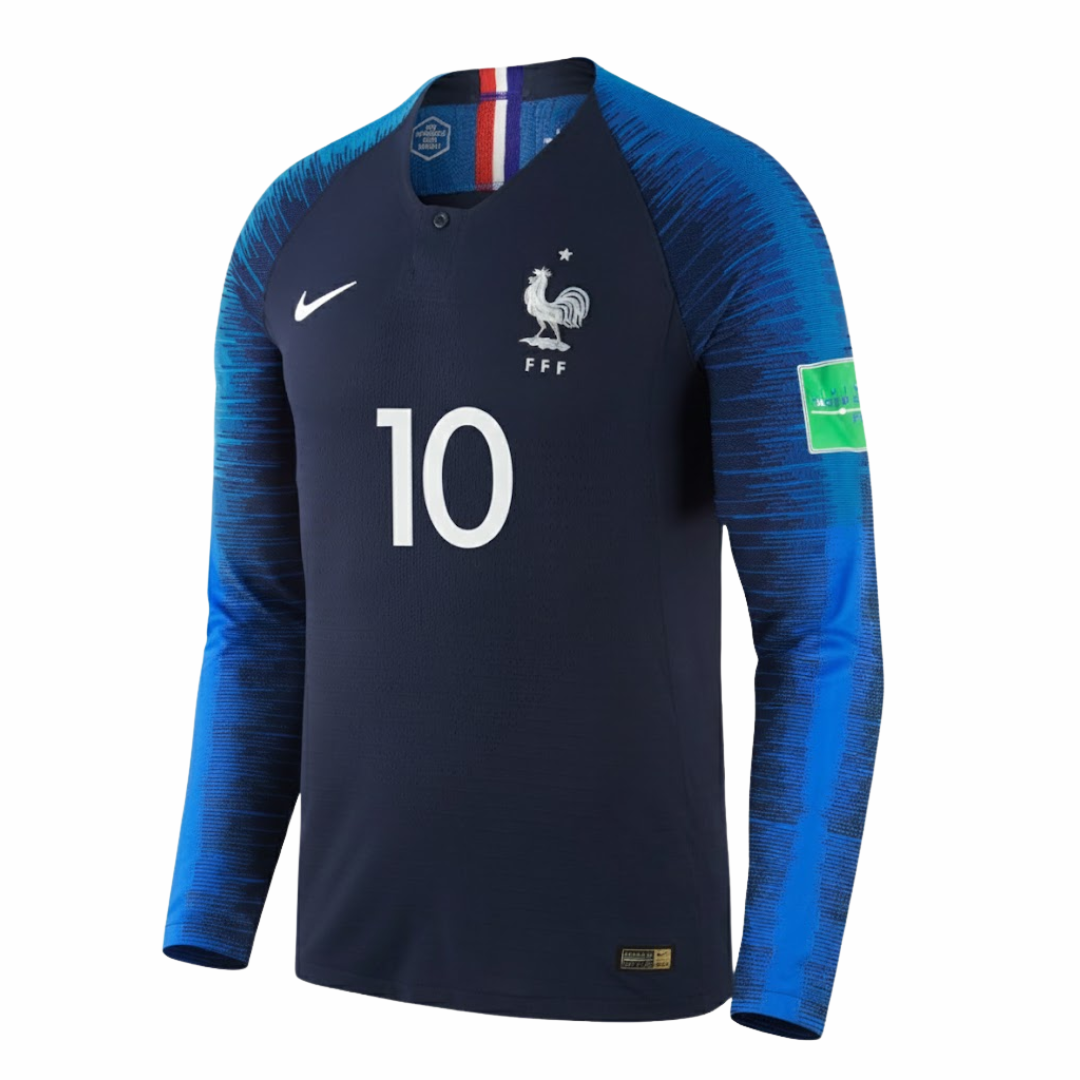 Camiseta Francia 2018 1ª equipación manga larga
