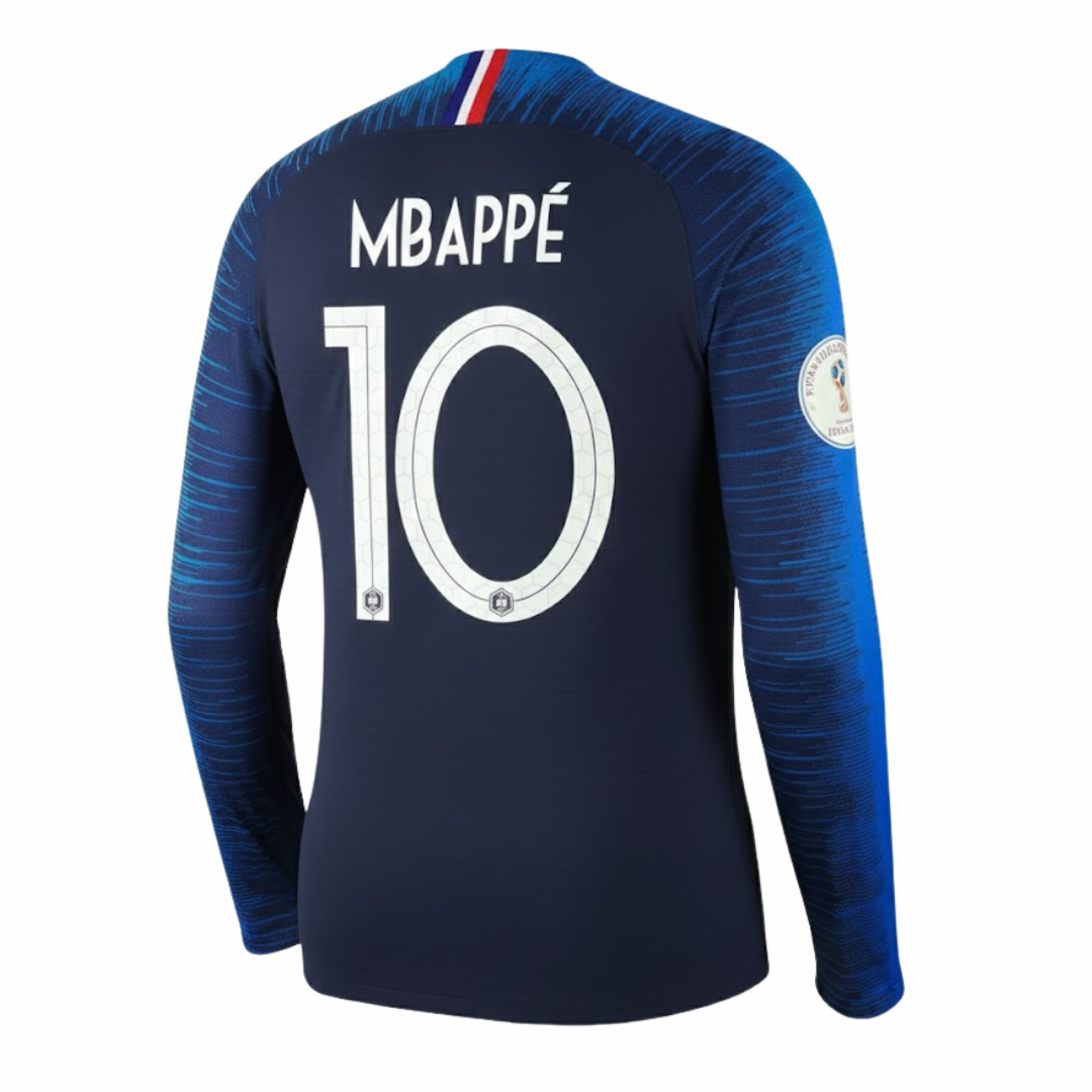 Camiseta Francia 2018 1ª equipación manga larga