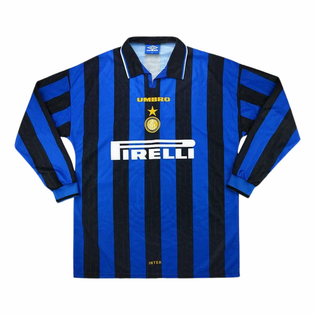 Camiseta Inter Milan 96/97 1ª equipación manga larga