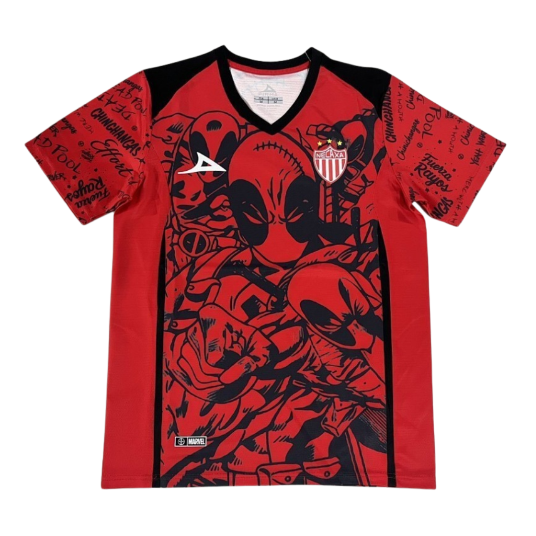 Camiseta Necaxa X Deadpool 25/26